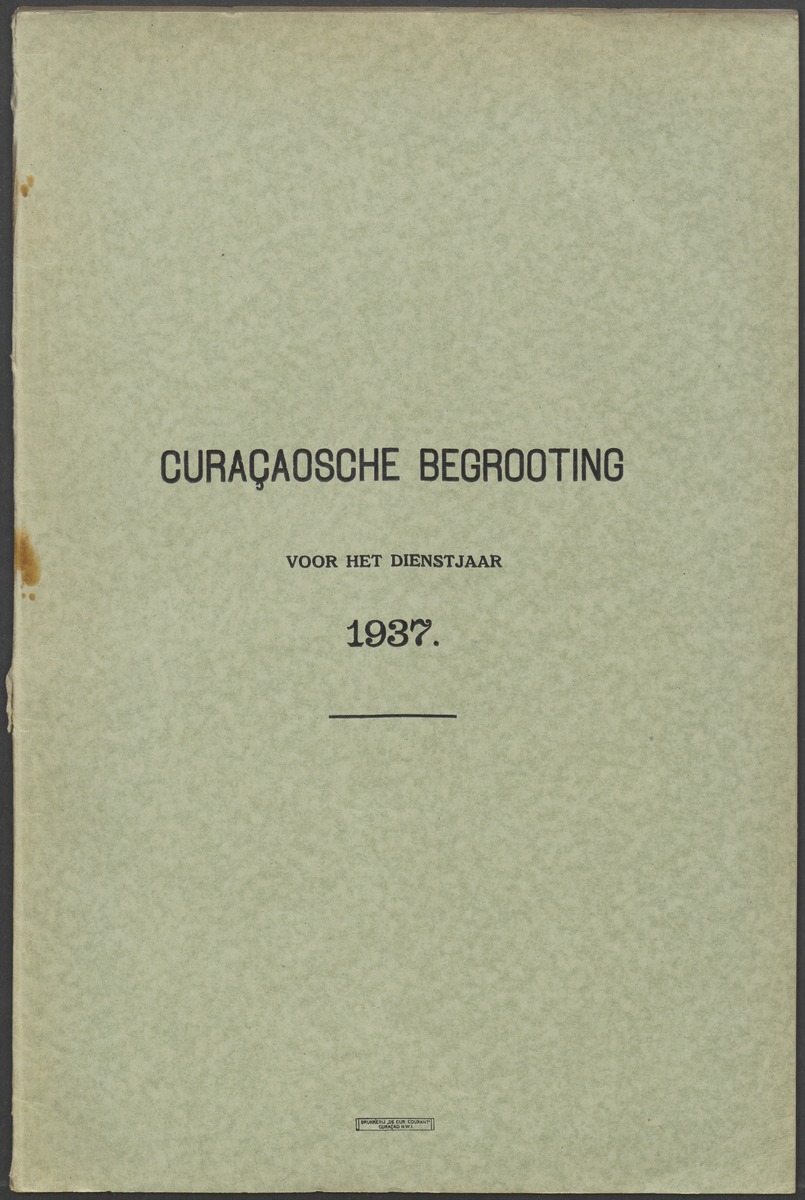 Verslag der zittingen van den Kolonialen Raad van Curaçao - 