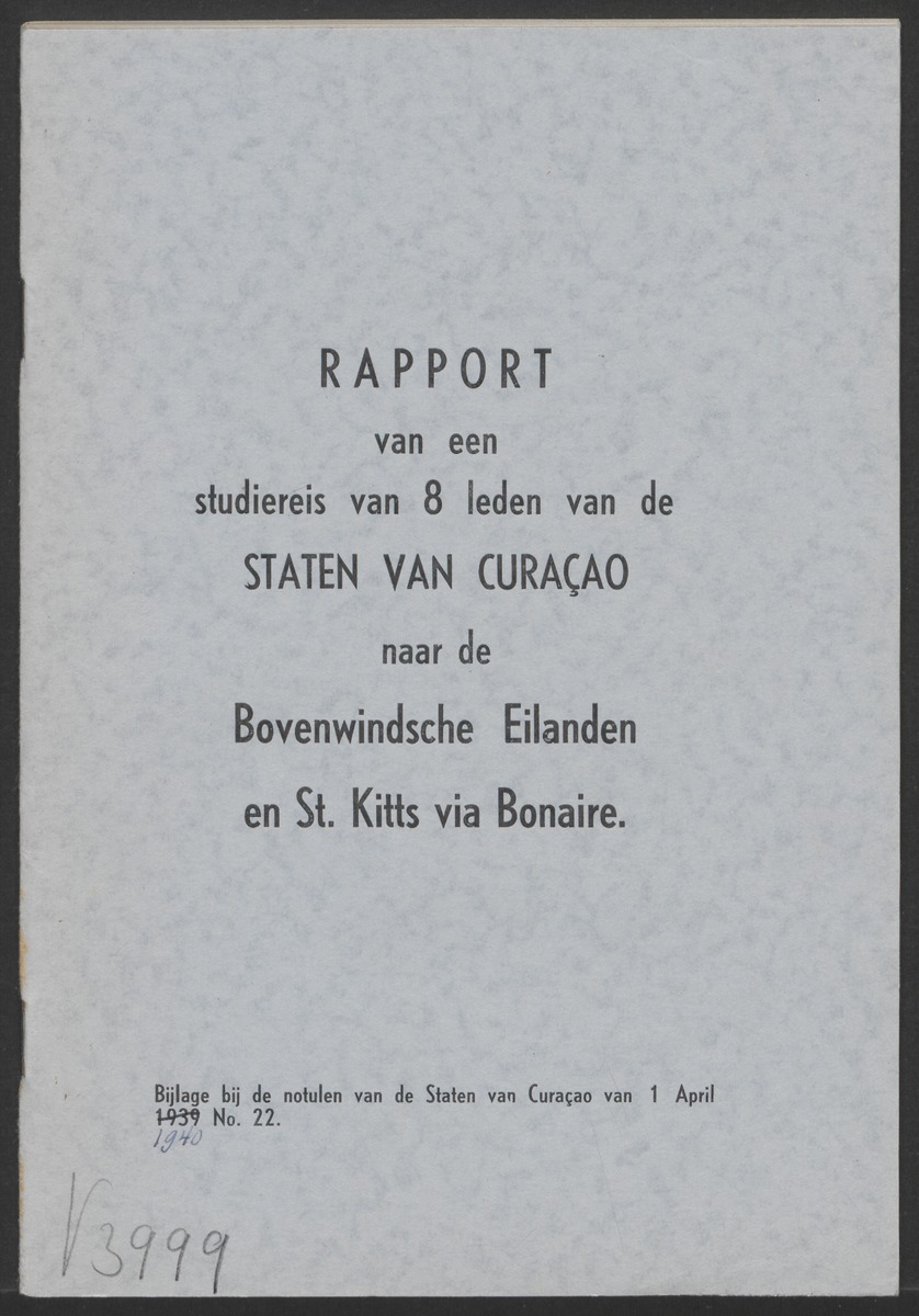 Verslag der zittingen van den Kolonialen Raad van Curaçao - 