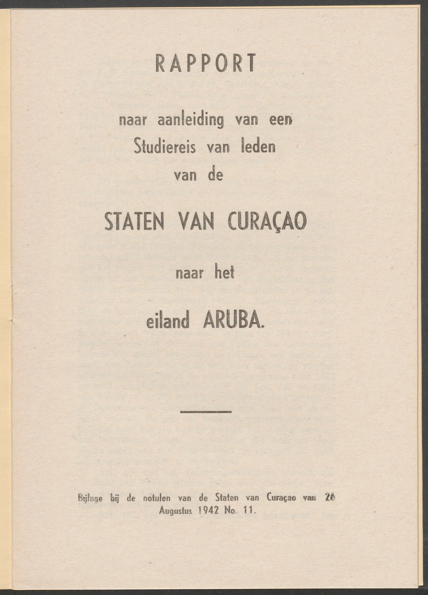 Verslag der zittingen van den Kolonialen Raad van Curaçao - 