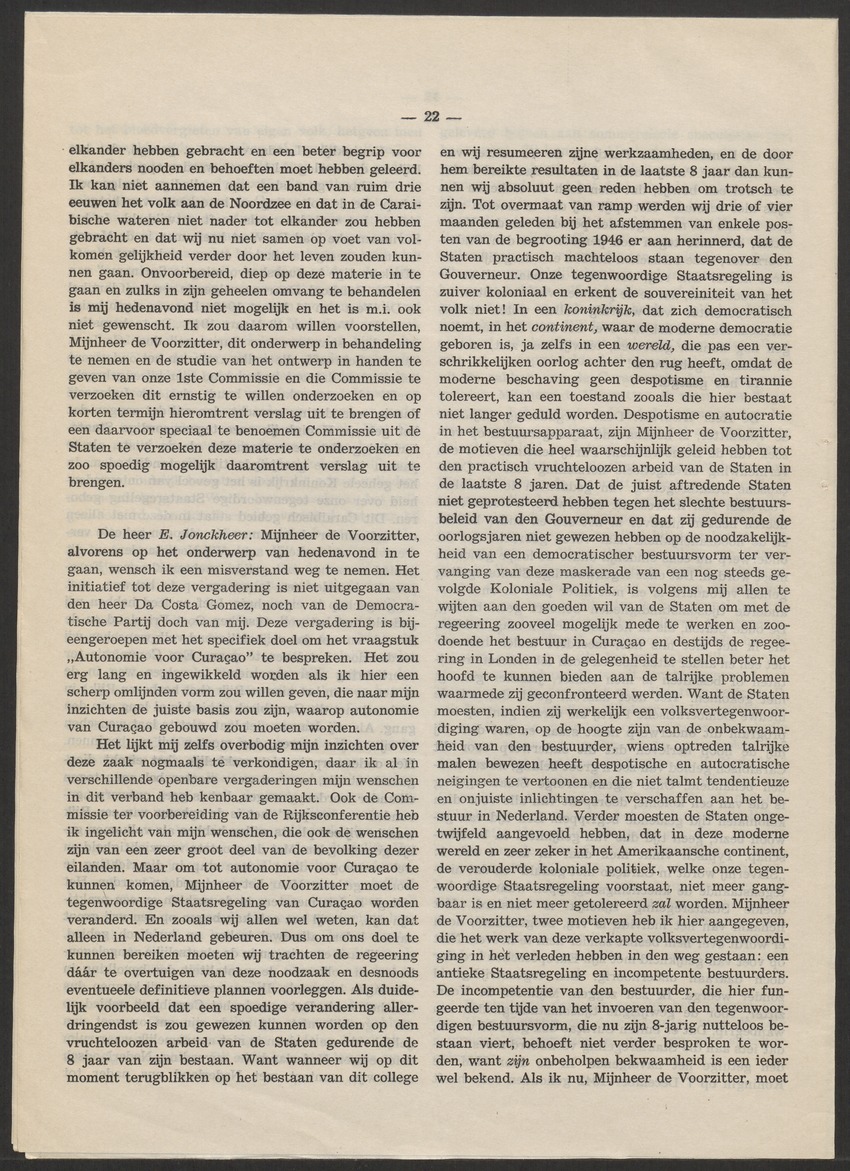 Verslag der zittingen van den Kolonialen Raad van Curaçao - 