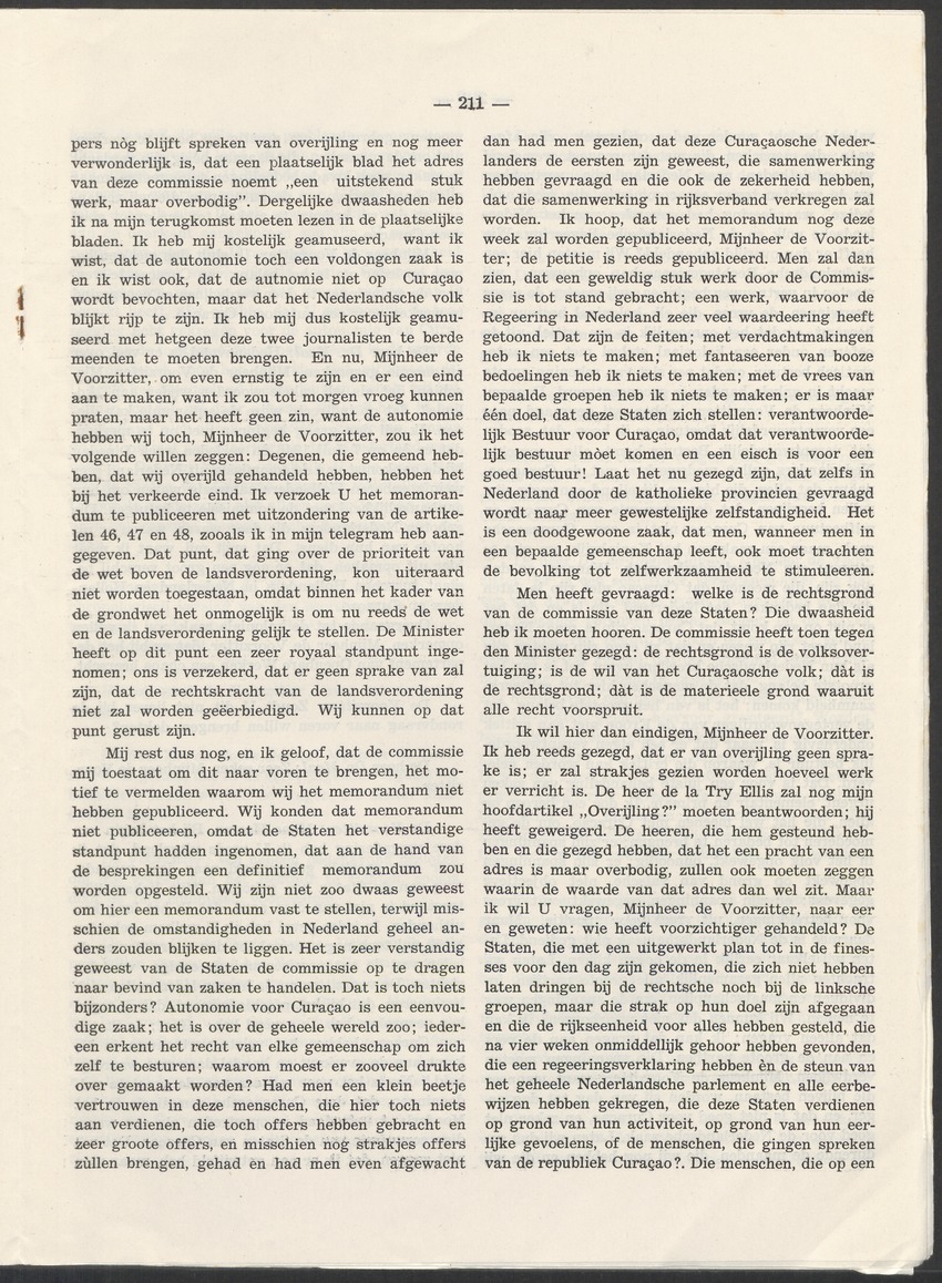Verslag der zittingen van den Kolonialen Raad van Curaçao - 
