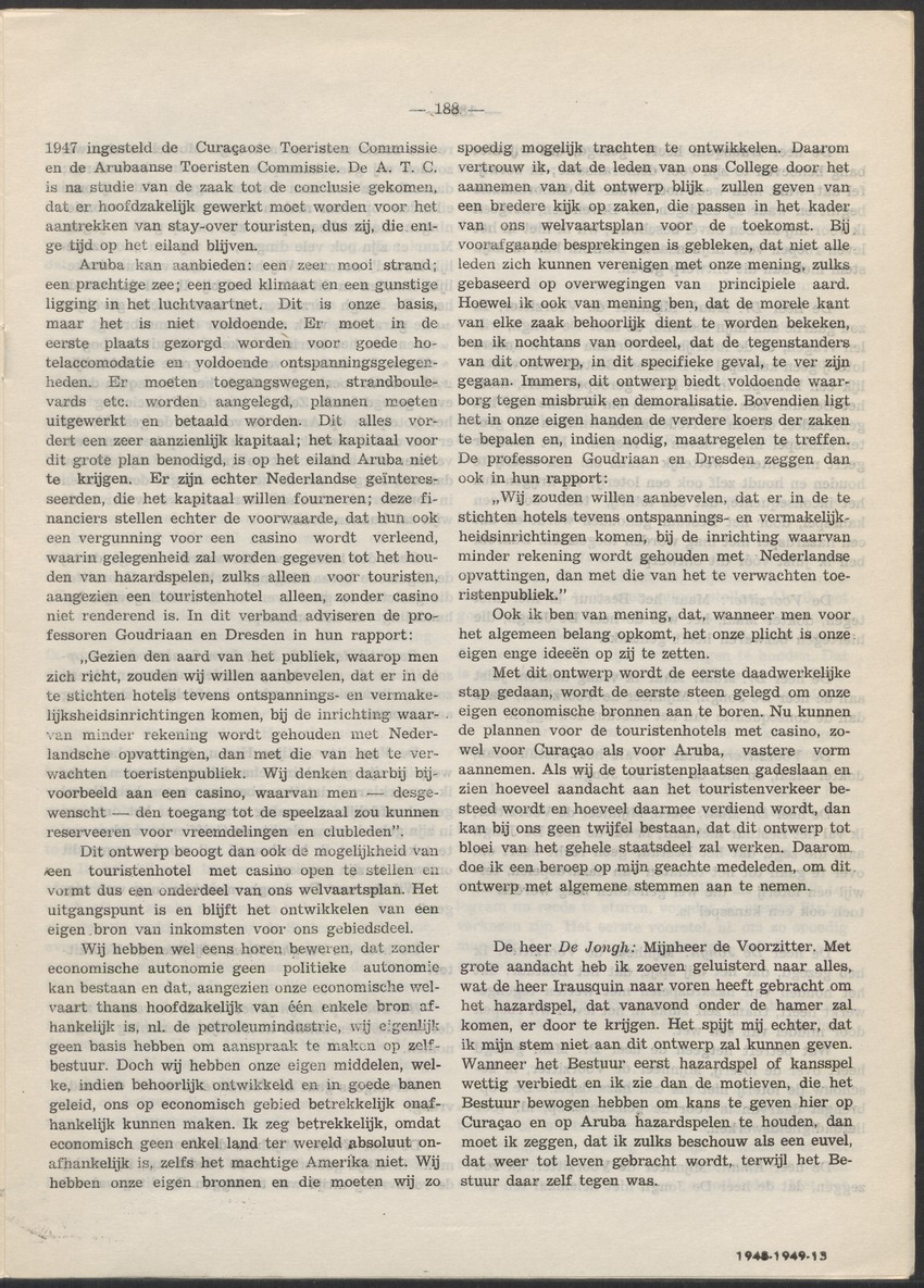 Verslag der zittingen van den Kolonialen Raad van Curaçao - 
