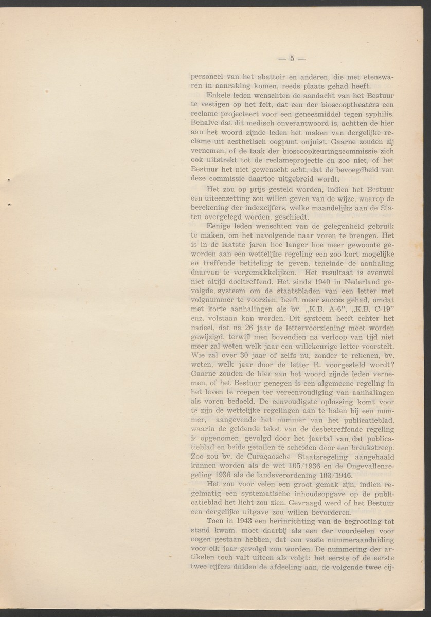 Verslag der zittingen van den Kolonialen Raad van Curaçao - 