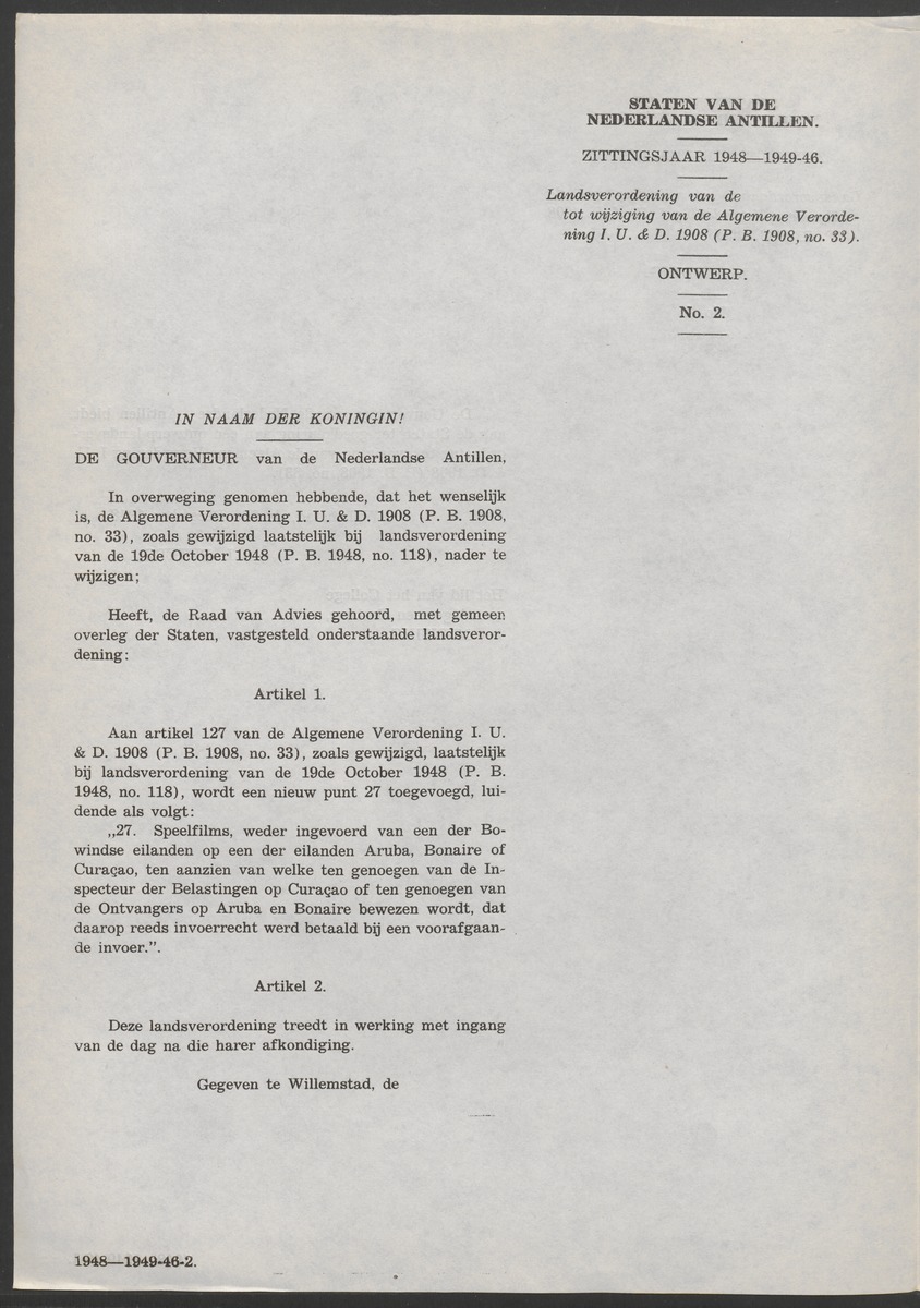 Verslag der zittingen van den Kolonialen Raad van Curaçao - 