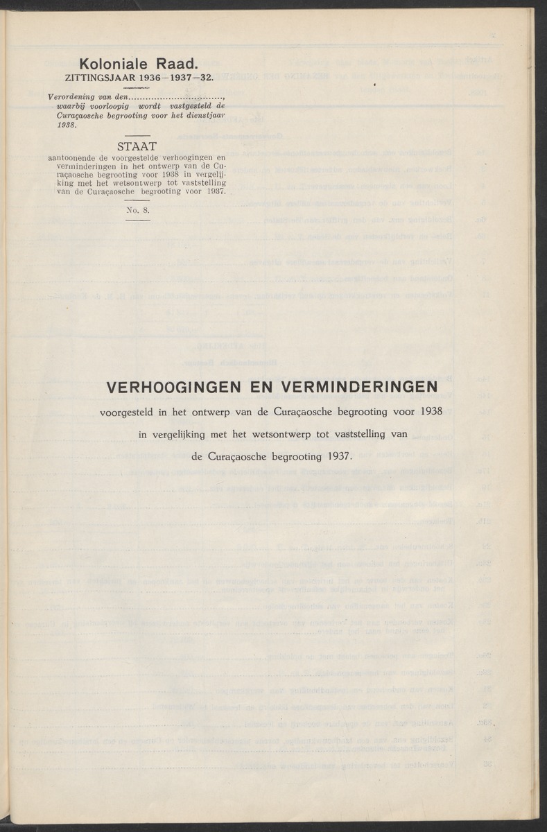 Curaçaosche begrooting voor het dienstjaar .. - 