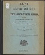 Lijst van Nederlandsche en Nederlandsch-Indische schepen, aan welke onderscheidingsseinen zijn verleend uit het Internationaal seinboek