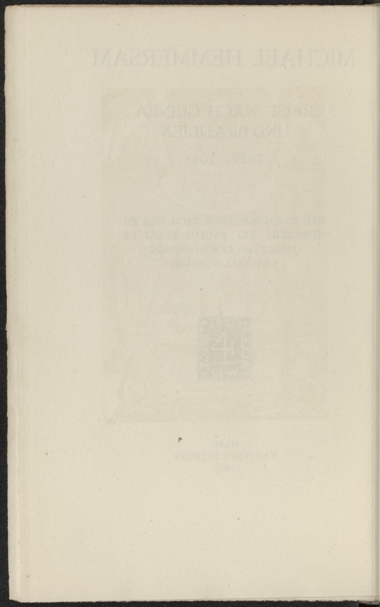 Reisebeschreibungen von deutschen Beamten und Kriegsleuten im Dienst der niederländischen West- und Ost-Indischen Kompagnien, 1602-1797 - 