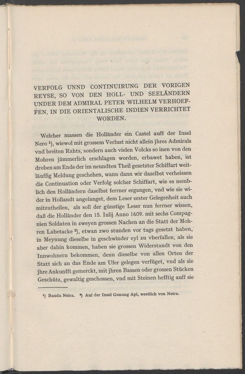 Reisebeschreibungen von deutschen Beamten und Kriegsleuten im Dienst der niederländischen West- und Ost-Indischen Kompagnien, 1602-1797 - 