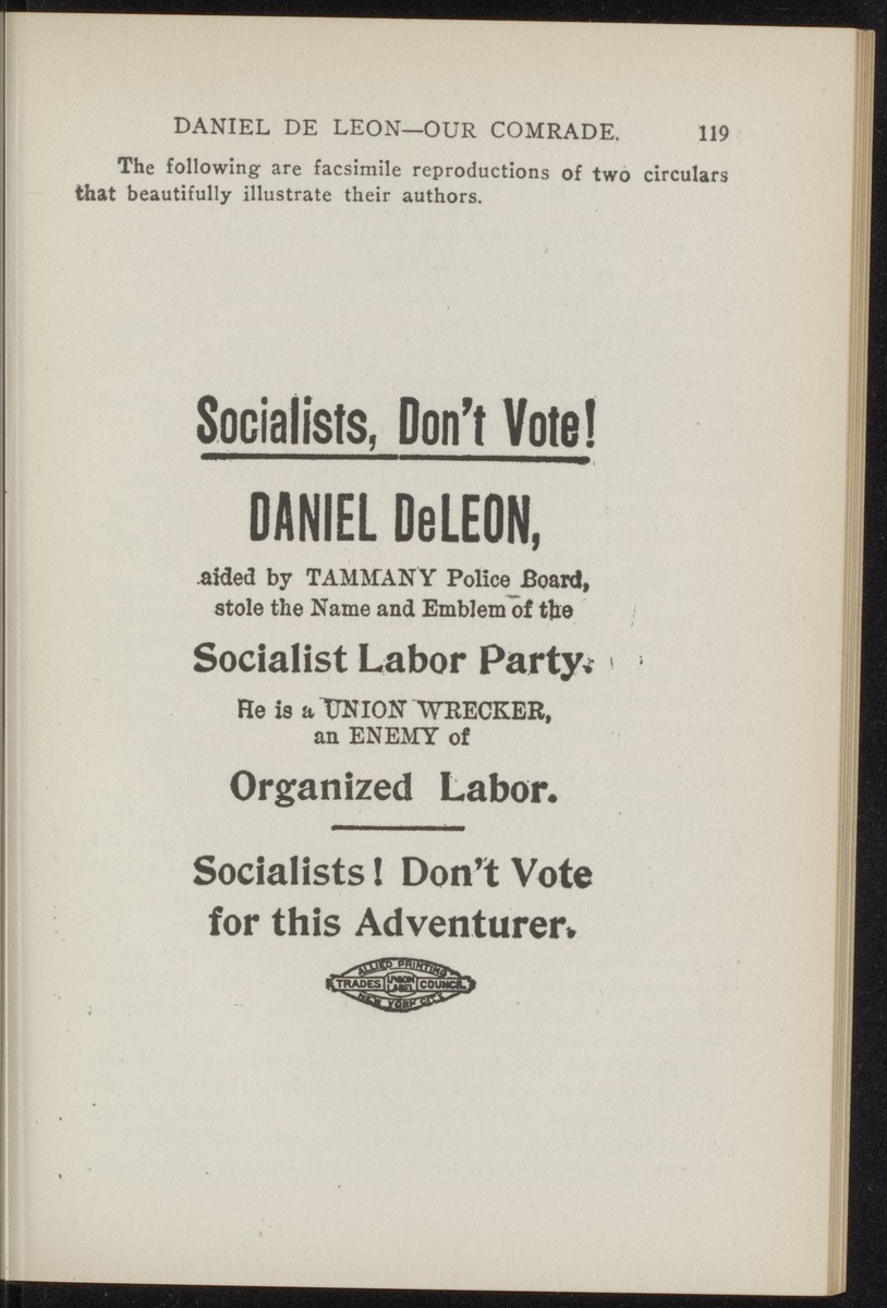 Daniel De Leon - 