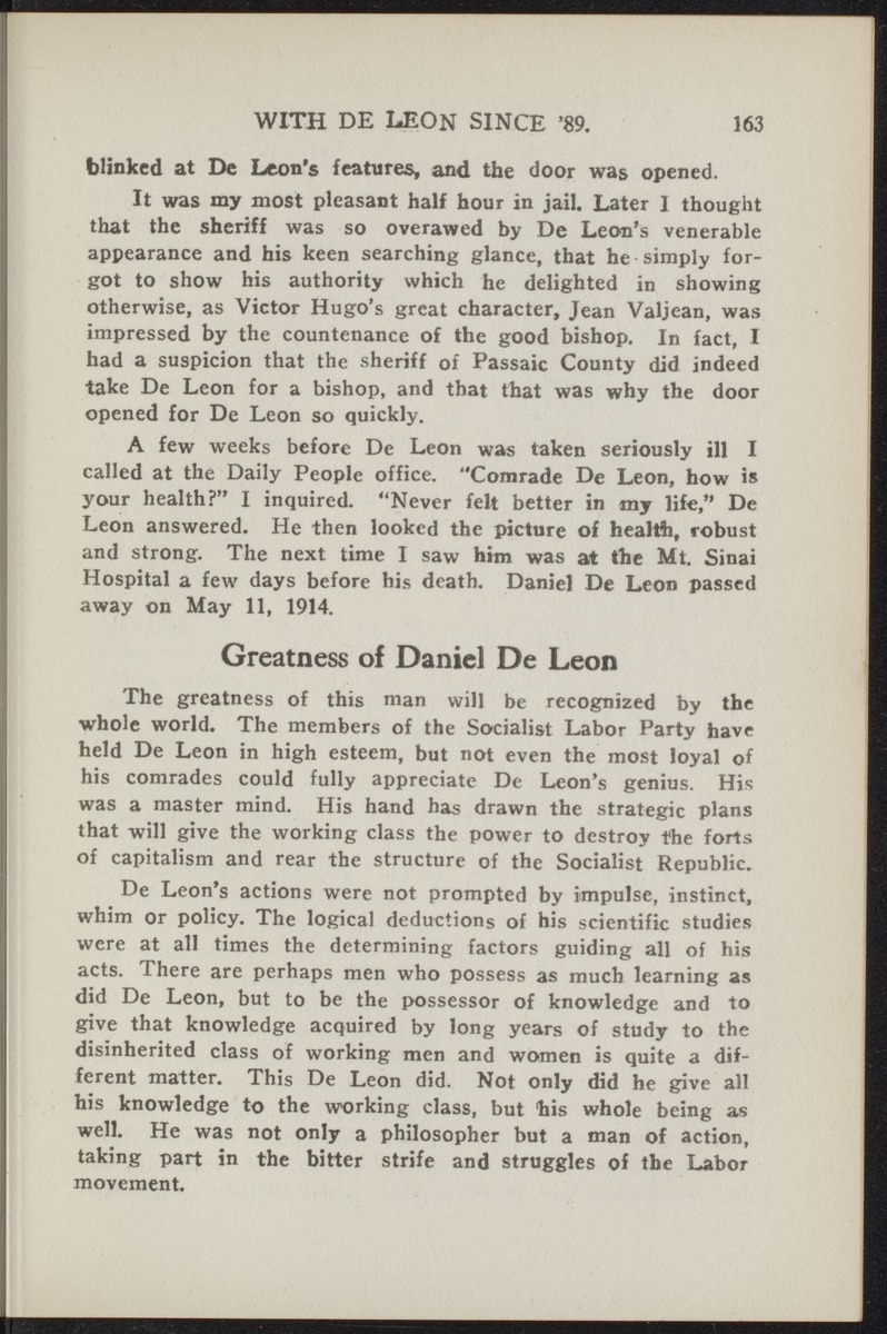 Daniel De Leon - 