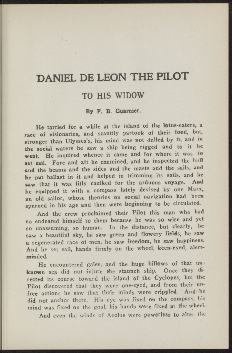 Daniel De Leon - 