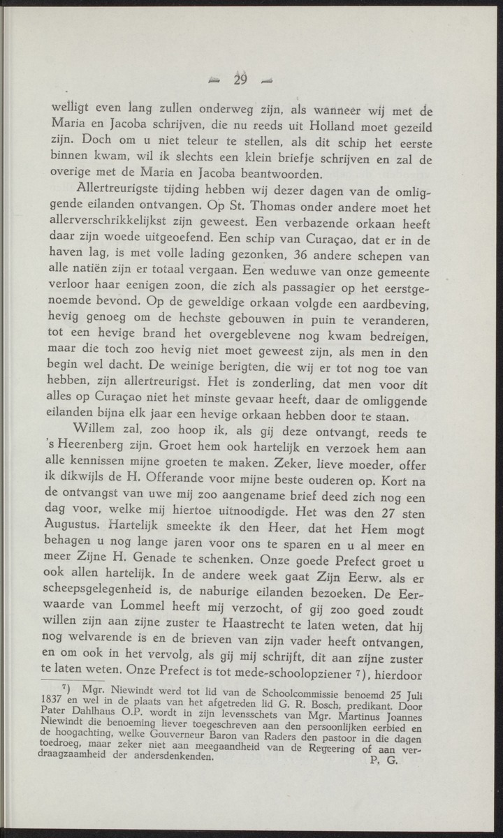 Eenige brieven uit Curacao van 't jaar 1837 - 
