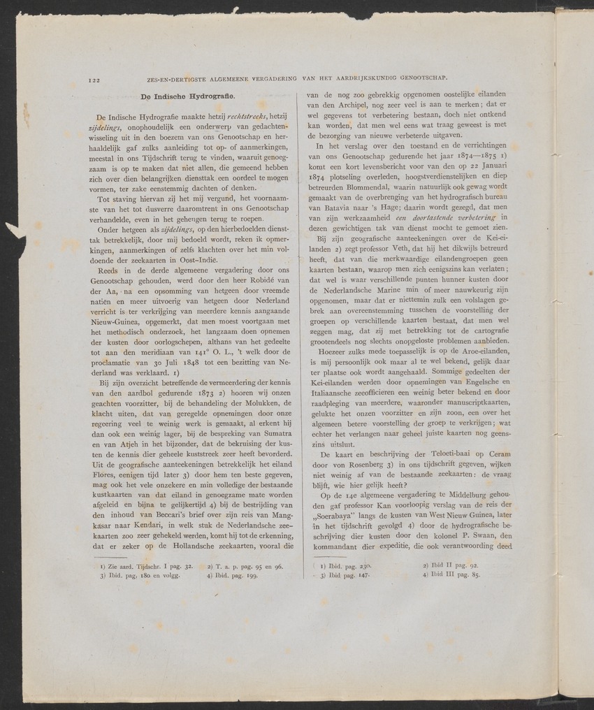 [Four issues and offprints of the Tijdschrift van het Nederlandsch Aardrijkskundig Genootschap with articles and map appendices on the Netherlands Antilles] - 