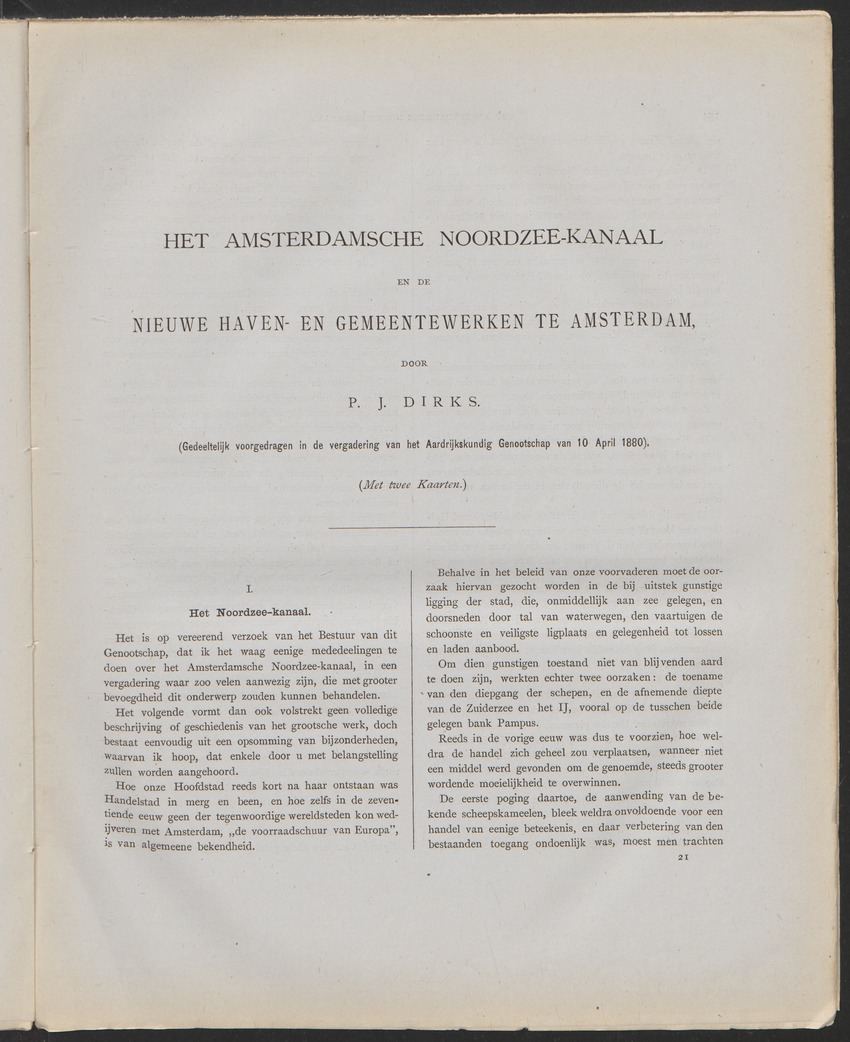 [Four issues and offprints of the Tijdschrift van het Nederlandsch Aardrijkskundig Genootschap with articles and map appendices on the Netherlands Antilles] - 