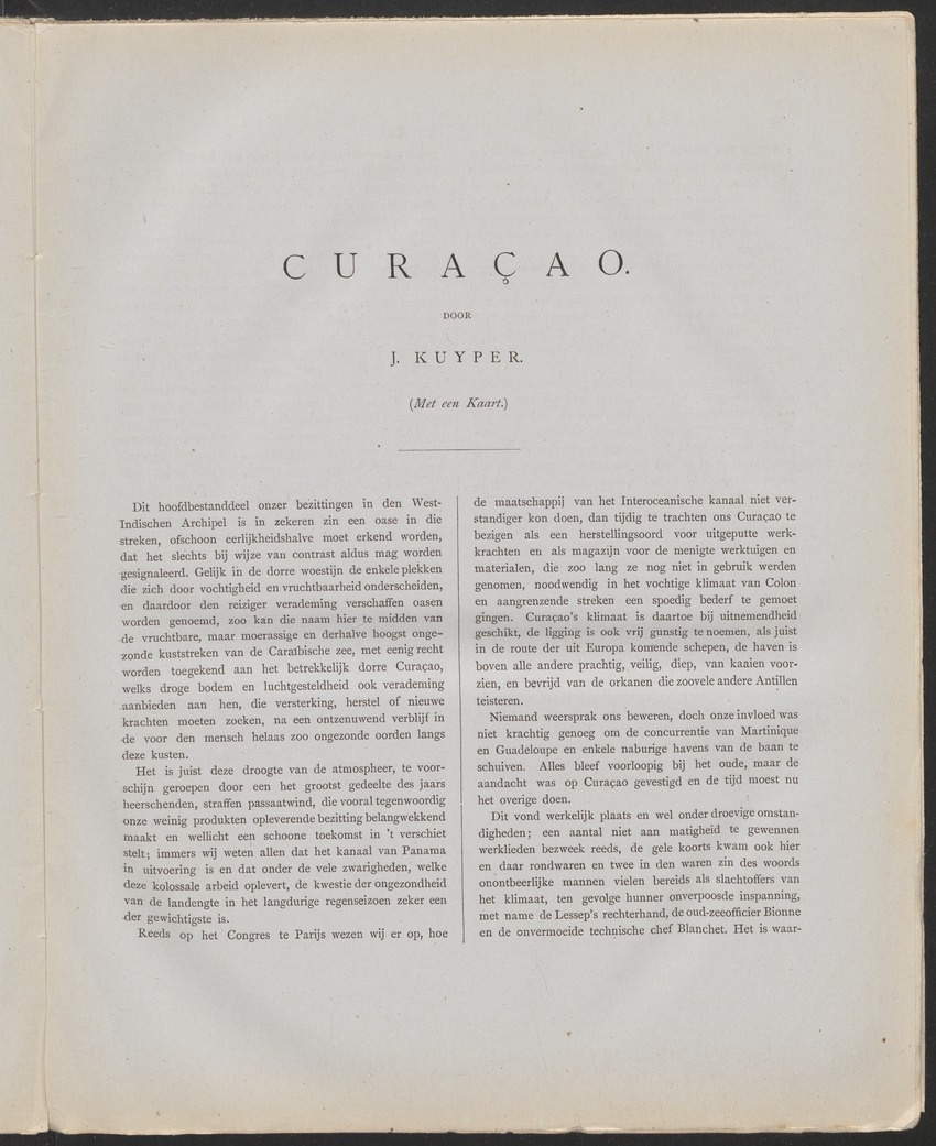 [Four issues and offprints of the Tijdschrift van het Nederlandsch Aardrijkskundig Genootschap with articles and map appendices on the Netherlands Antilles] - 