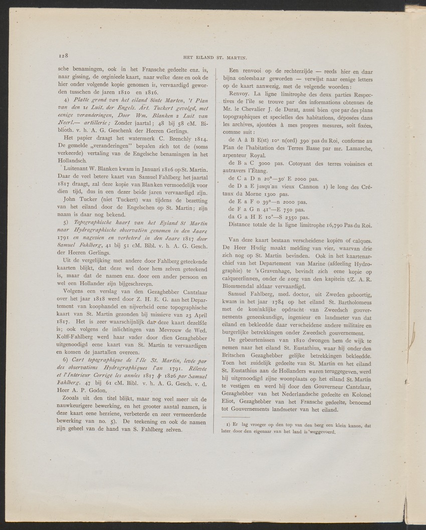 [Four issues and offprints of the Tijdschrift van het Nederlandsch Aardrijkskundig Genootschap with articles and map appendices on the Netherlands Antilles] - 