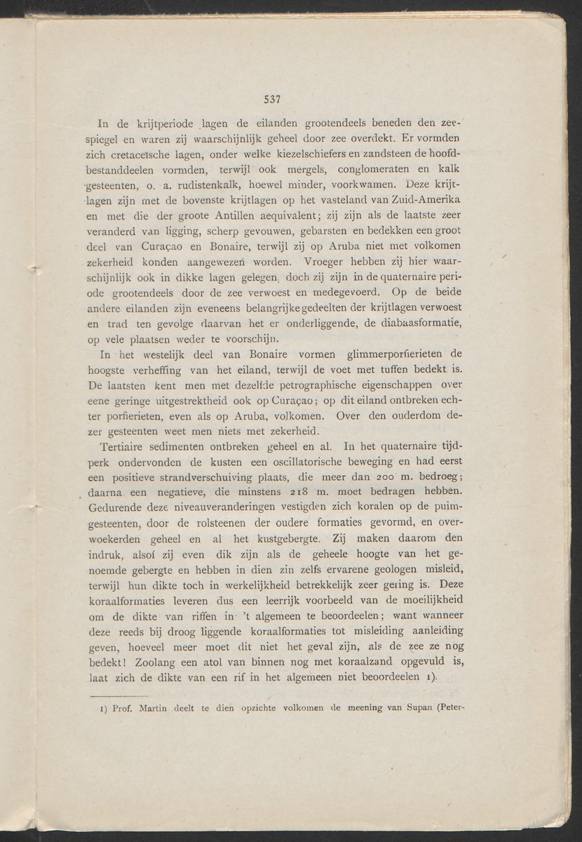 [Four issues and offprints of the Tijdschrift van het Nederlandsch Aardrijkskundig Genootschap with articles and map appendices on the Netherlands Antilles] - 