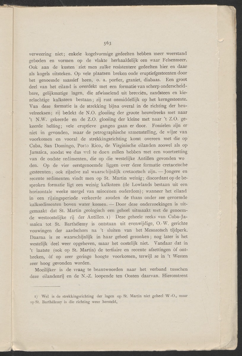 [Four issues and offprints of the Tijdschrift van het Nederlandsch Aardrijkskundig Genootschap with articles and map appendices on the Netherlands Antilles] - 