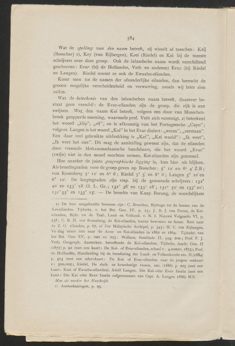 [Four issues and offprints of the Tijdschrift van het Nederlandsch Aardrijkskundig Genootschap with articles and map appendices on the Netherlands Antilles] - 