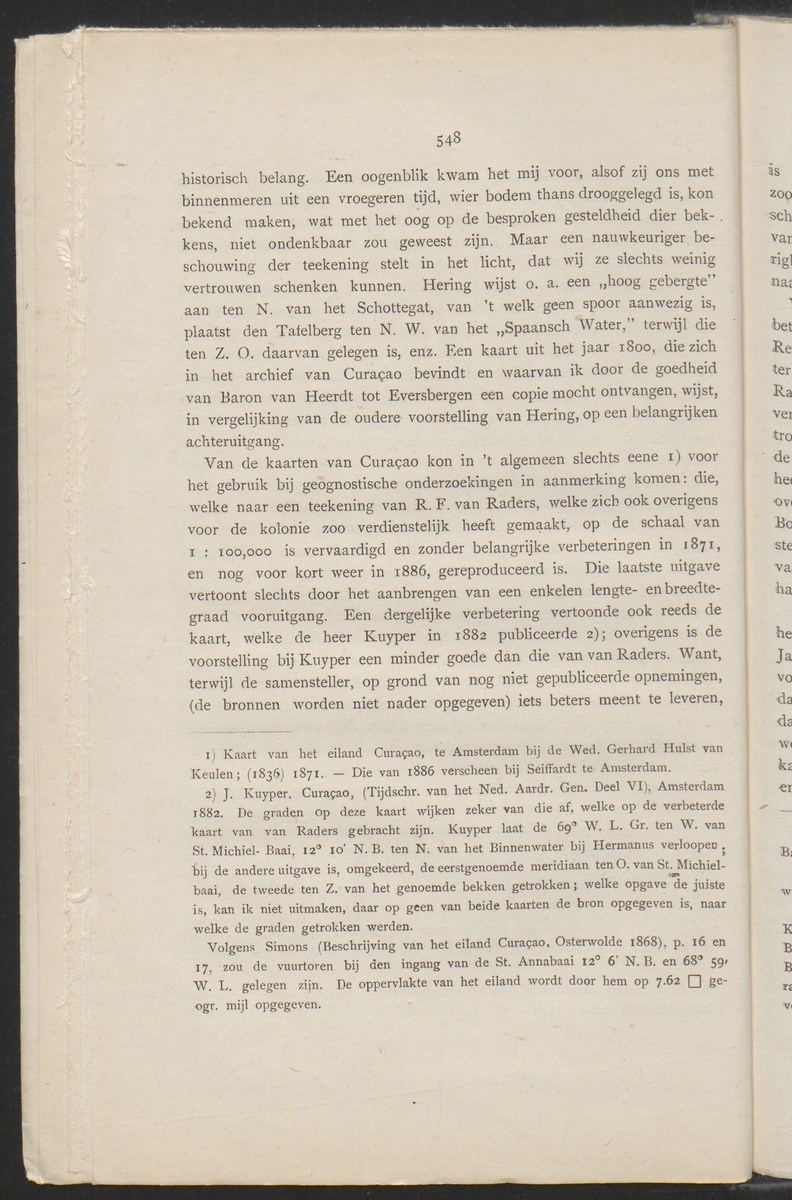 [Four issues and offprints of the Tijdschrift van het Nederlandsch Aardrijkskundig Genootschap with articles and map appendices on the Netherlands Antilles] - 