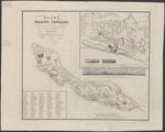 Kaart van het eiland Curaçao : benevens een plan van de stad en haven 
