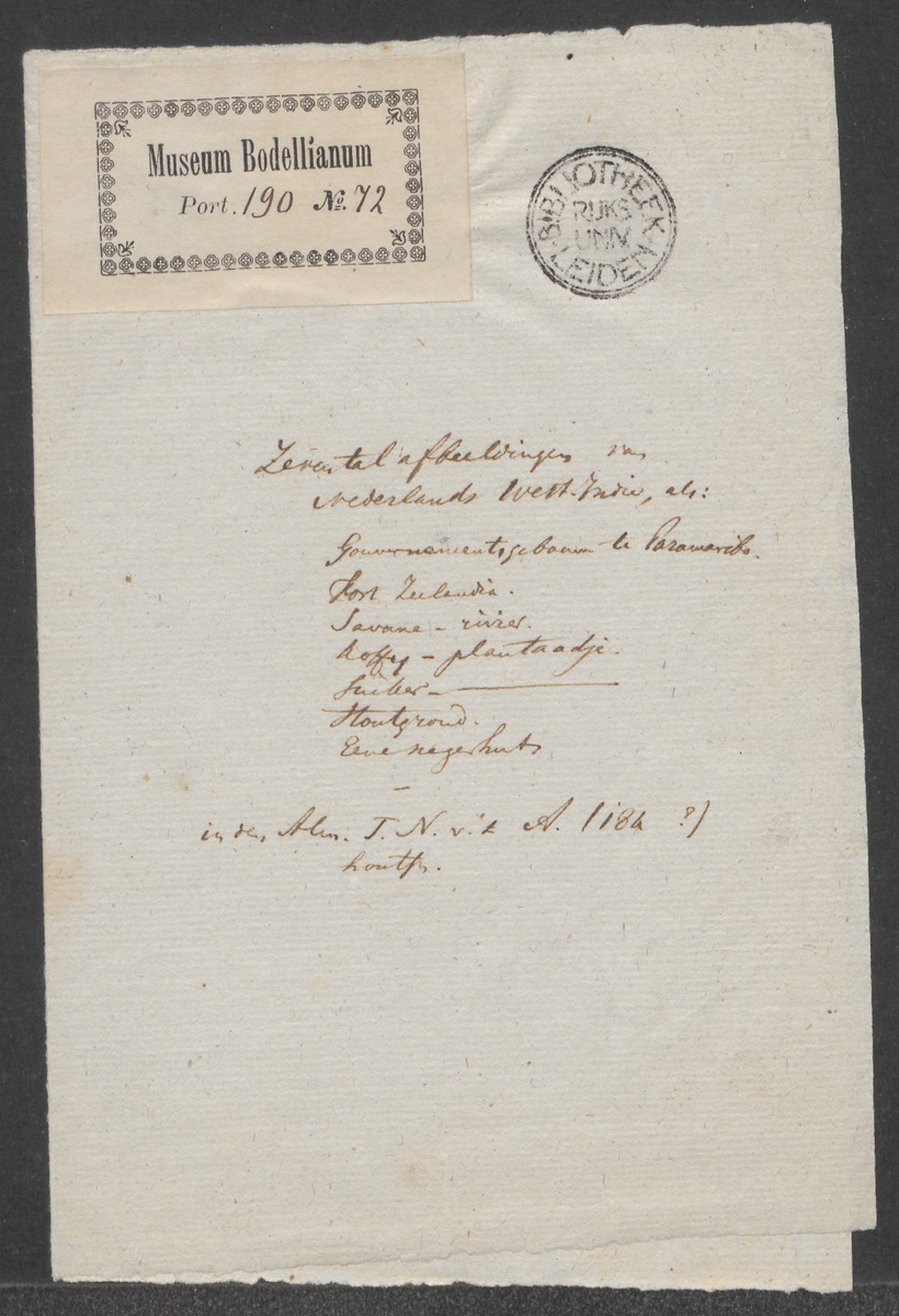 Prentverbeeldingen van een zevental kunsttaferelen van Nederlands Westindië - 