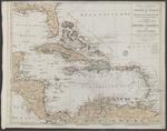 Tabula Geographica Maximae Partis Americae Mediae sive Indiae Occidentalis : Karte des betraechtlichsten Theils von Mittel-America oder Westindien 