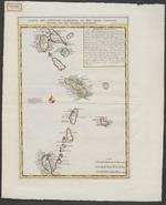 Carte des Antilles Françoises et des isles voisines : dressée sur des memoires manuscrits 