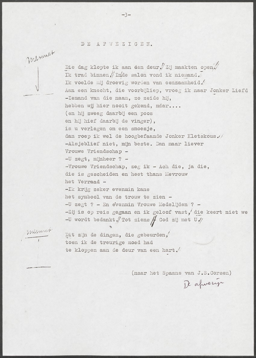 [Transcripties van radio-uitzendingen over Antilliaanse en Surinaamse literatuur van de West-Indische afdeling van Radio Nederland Wereldomroep] - 