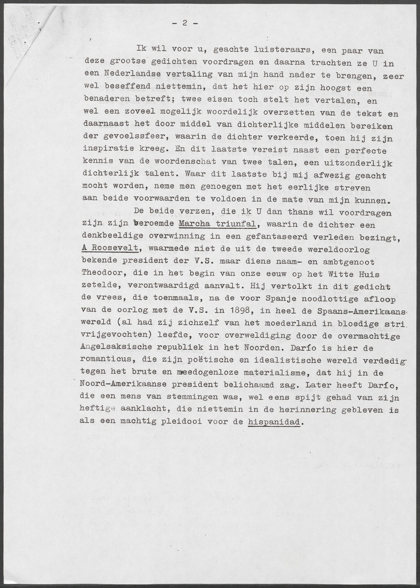 [Transcripties van radio-uitzendingen over Antilliaanse en Surinaamse literatuur van de West-Indische afdeling van Radio Nederland Wereldomroep] - 