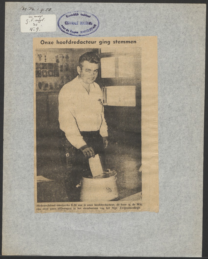 [Politieke partijen en verkiezingen Curaçao, 1941-1958] - 