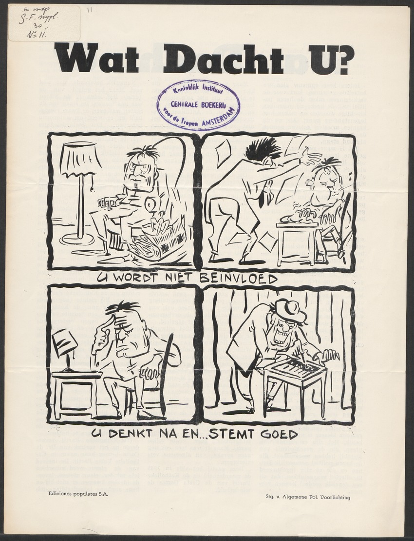 [Politieke partijen en verkiezingen Curaçao, 1941-1958] - 