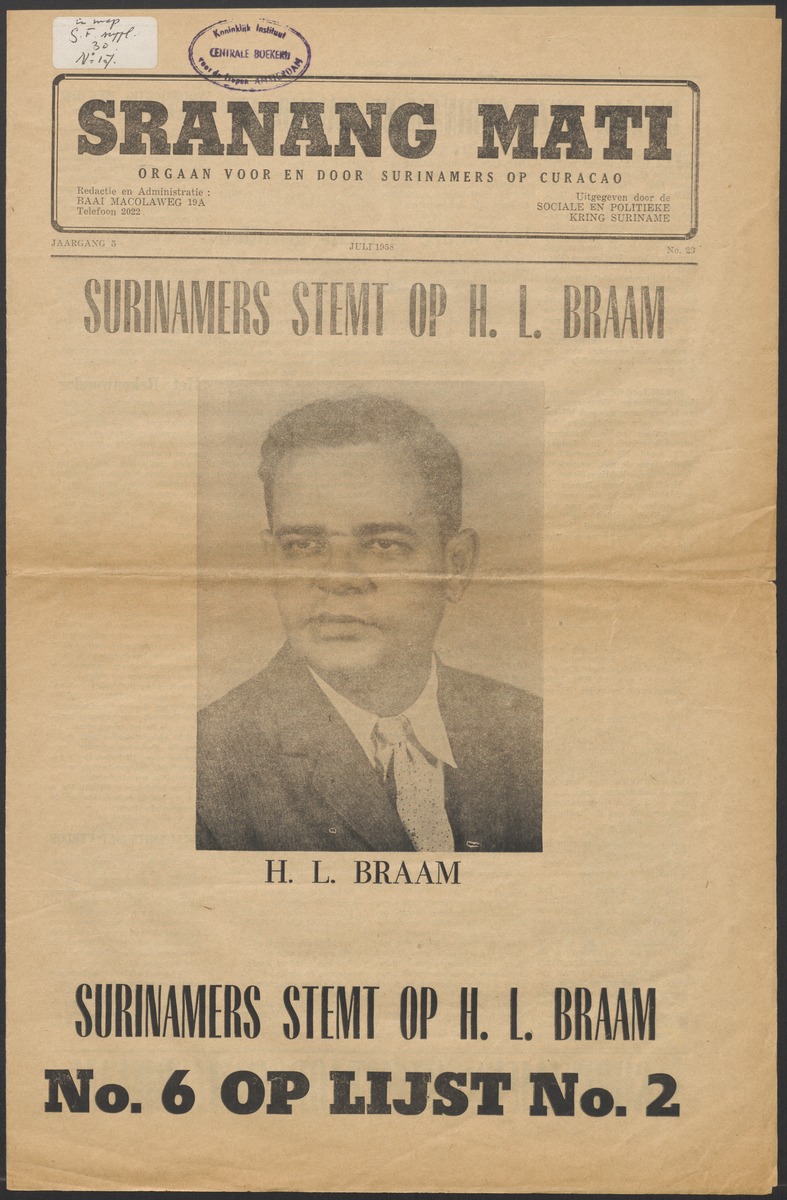 [Politieke partijen en verkiezingen Curaçao, 1941-1958] - 