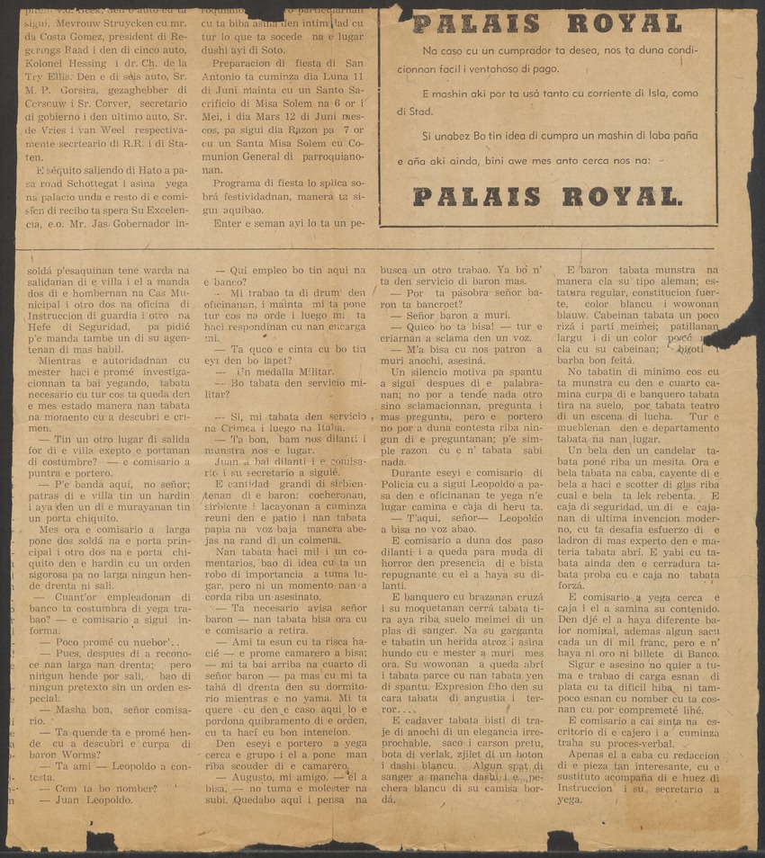 [Politieke partijen en verkiezingen Curaçao, 1941-1958] - 