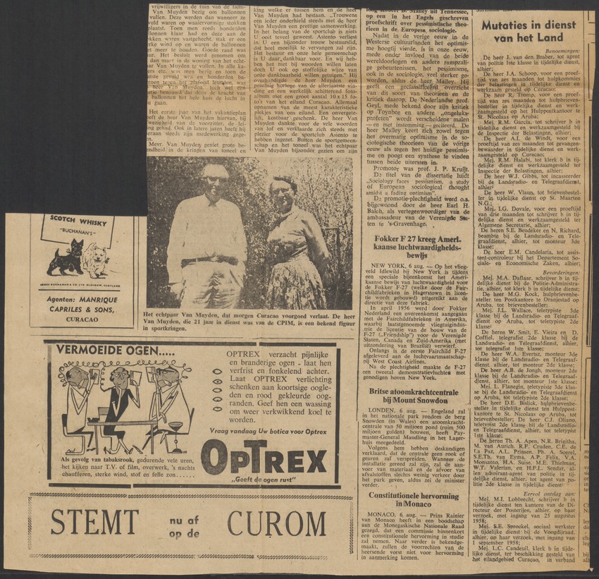 [Politieke partijen en verkiezingen Curaçao, 1941-1958] - 