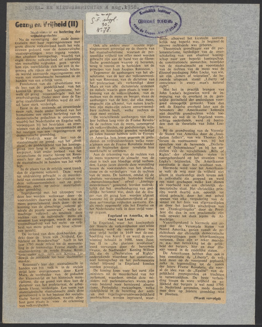 [Politieke partijen en verkiezingen Curaçao, 1941-1958] - 