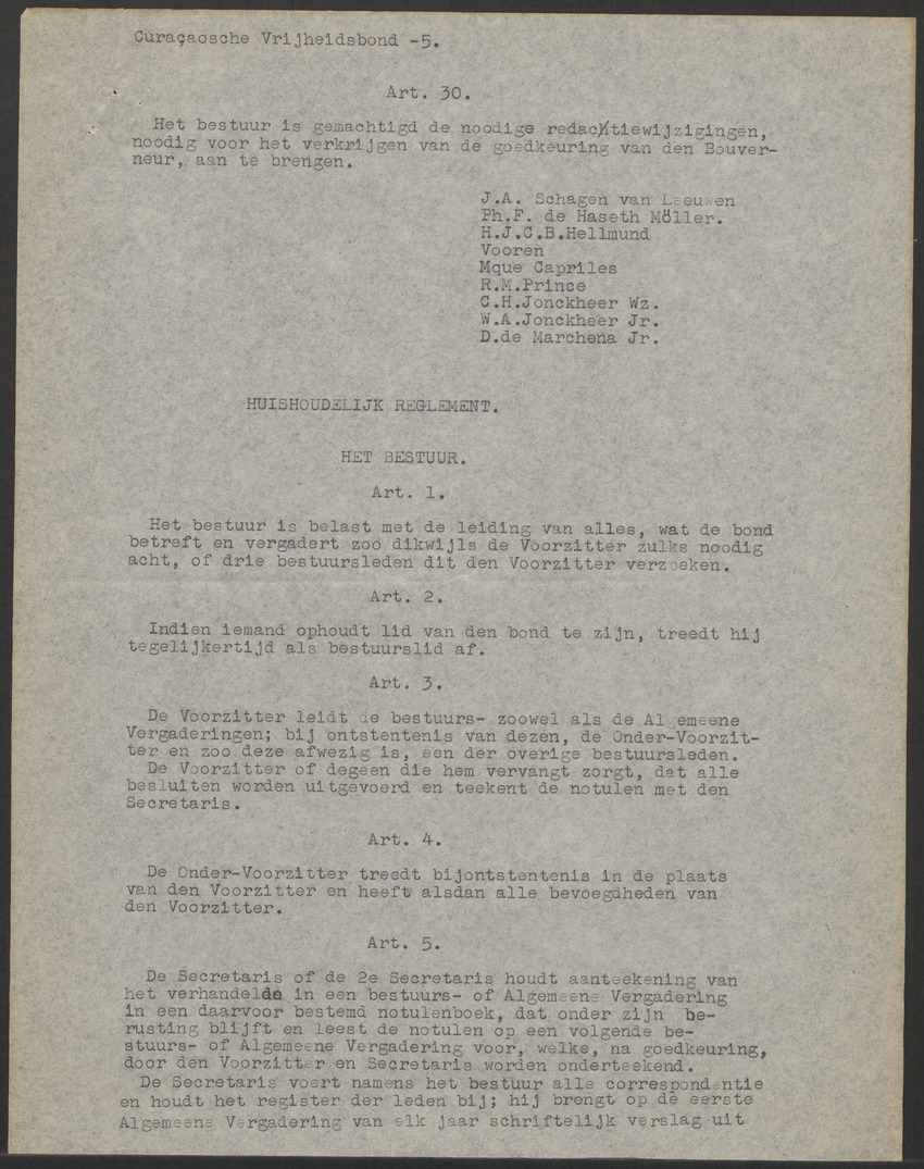 [Politieke partijen en verkiezingen Curaçao, 1941-1958] - 