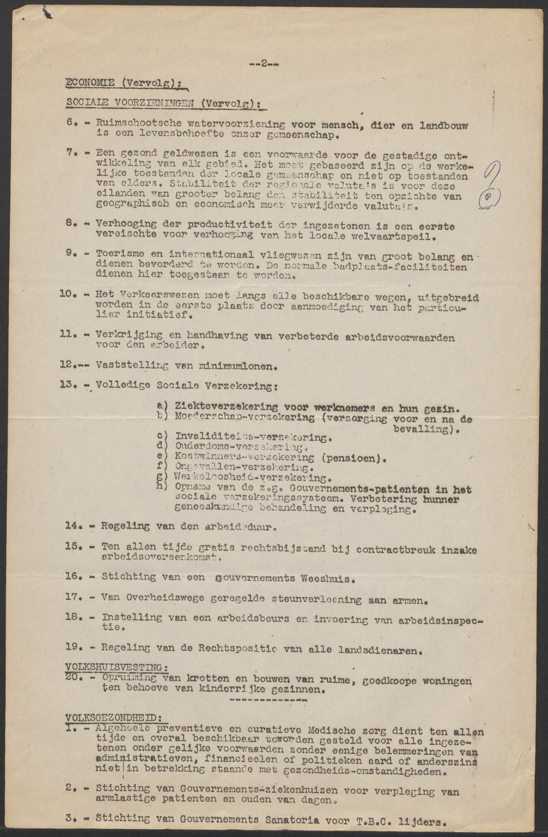 [Politieke partijen en verkiezingen Curaçao, 1941-1958] - 