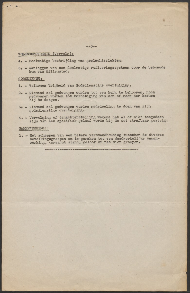 [Politieke partijen en verkiezingen Curaçao, 1941-1958] - 