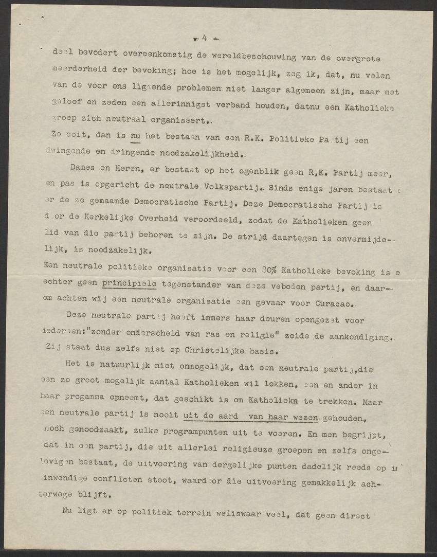 [Politieke partijen en verkiezingen Curaçao, 1941-1958] - 