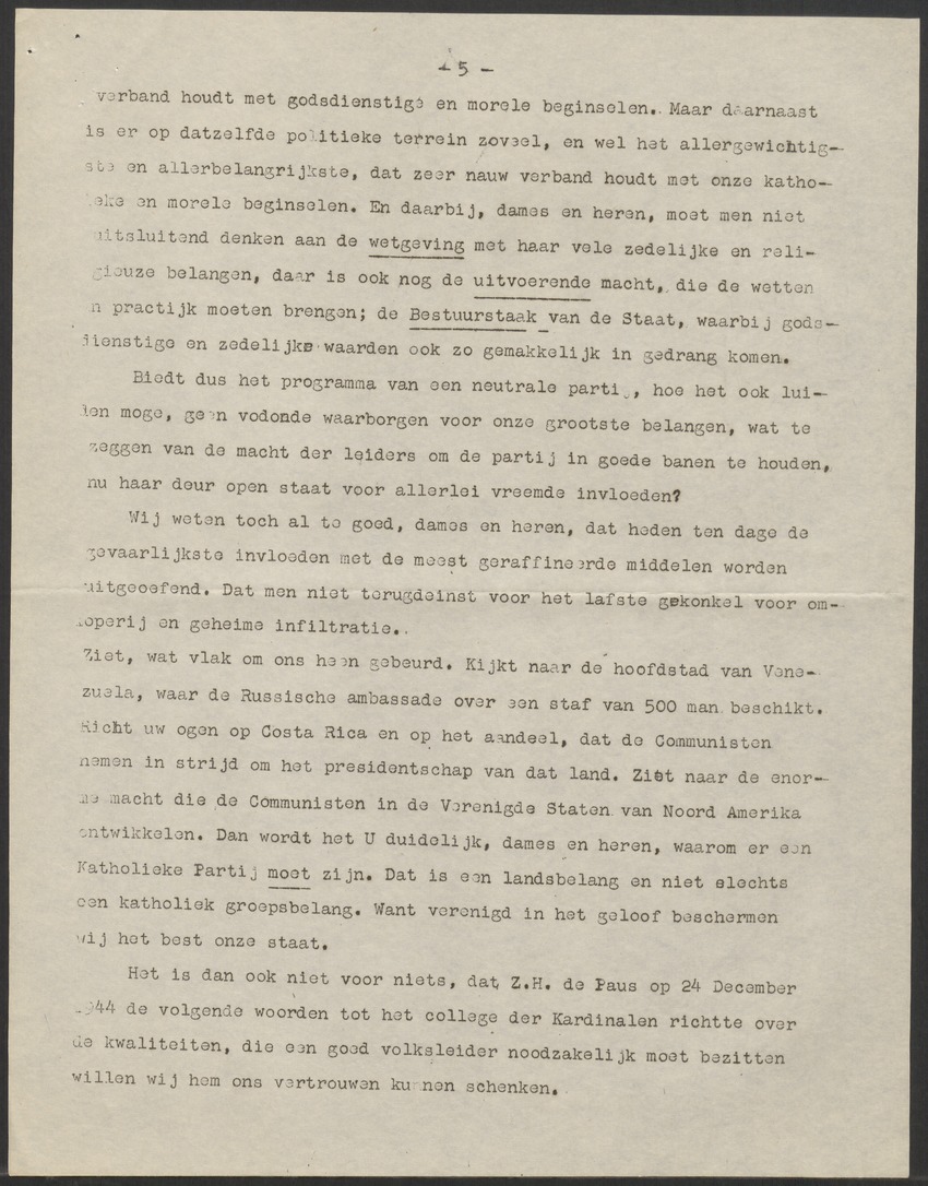 [Politieke partijen en verkiezingen Curaçao, 1941-1958] - 