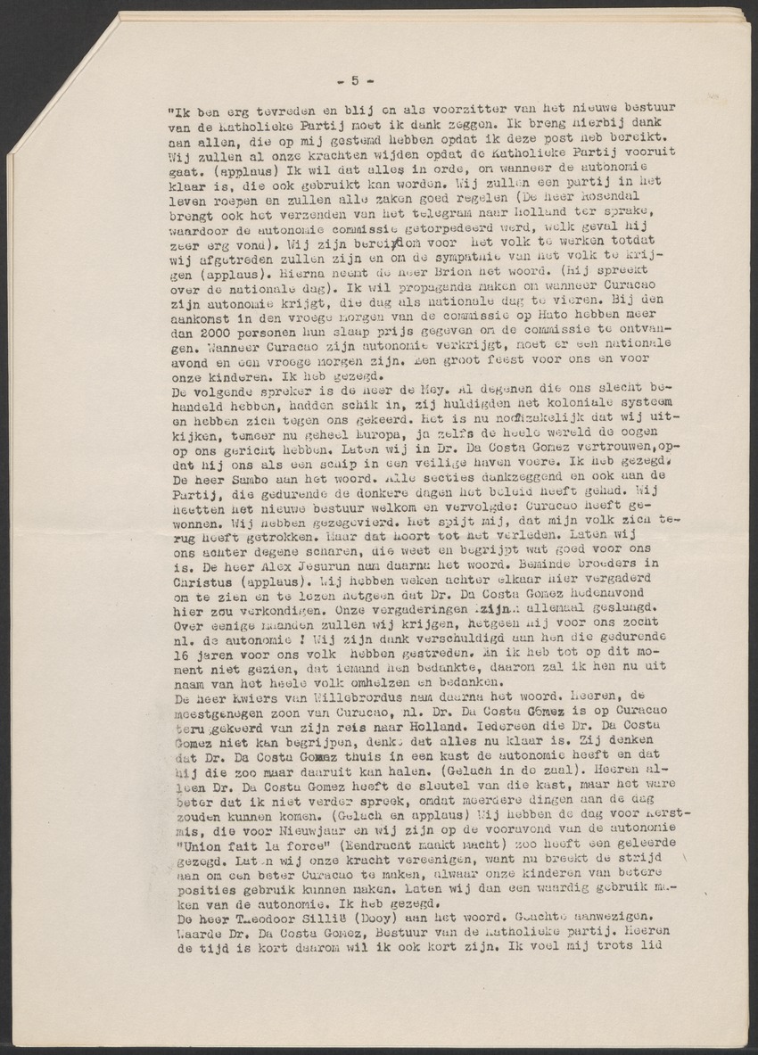 [Politieke partijen en verkiezingen Curaçao, 1941-1958] - 