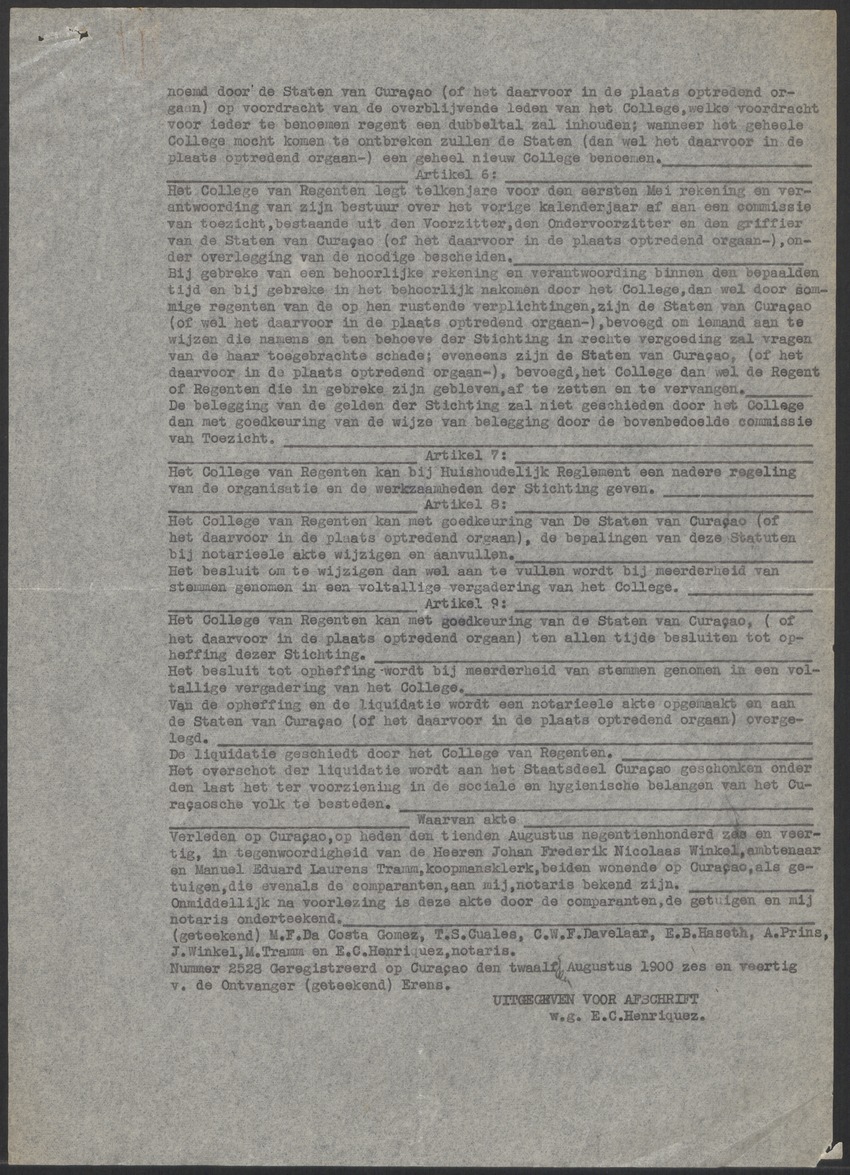 [Politieke partijen en verkiezingen Curaçao, 1941-1958] - 