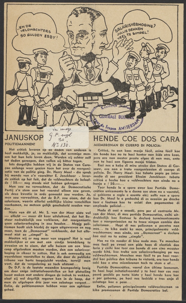 [Politieke partijen en verkiezingen Curaçao, 1941-1958] - 