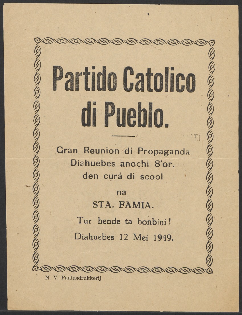 [Politieke partijen en verkiezingen Curaçao, 1941-1958] - 