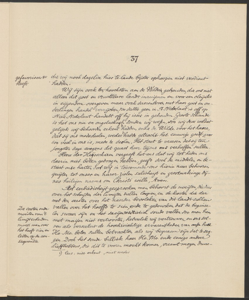 Remonstrantie van Nieu-Nederlandt ende de gelegentheden aldaer aen de Hooch Mogende Heeren Staten Generael der Vereenichde Nederlanden van de gemeente in Nieu-Nederlandt 1649 - 