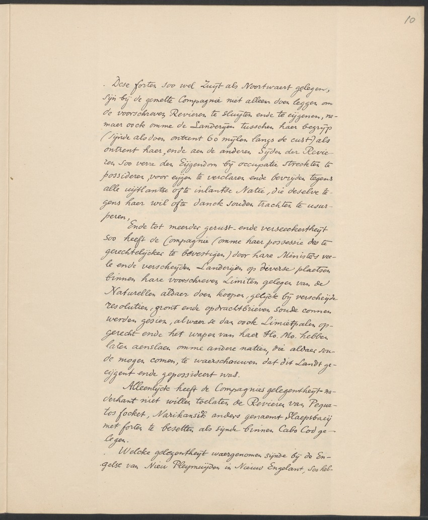 Vertoog van de Bewindhebbers der West-Indische Compagnie aan de Staten Generaal betreffende de gedragingen der Engelsen in Nieuw-Nederland - 
