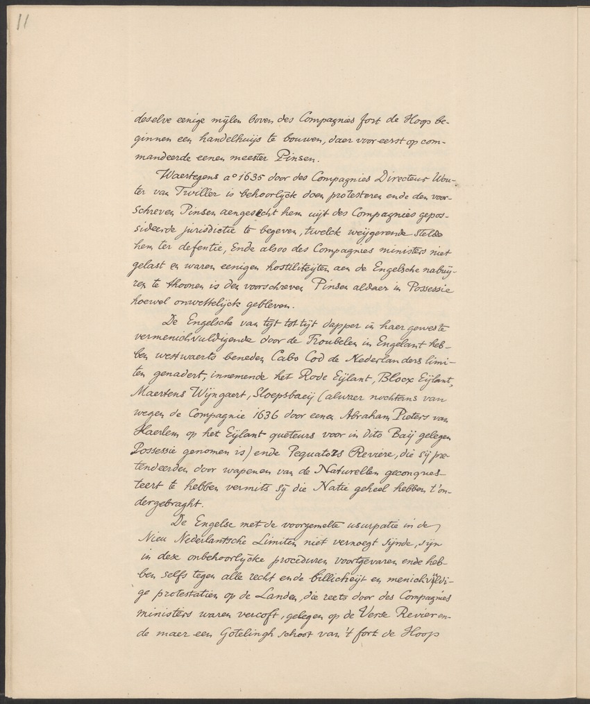 Vertoog van de Bewindhebbers der West-Indische Compagnie aan de Staten Generaal betreffende de gedragingen der Engelsen in Nieuw-Nederland - 
