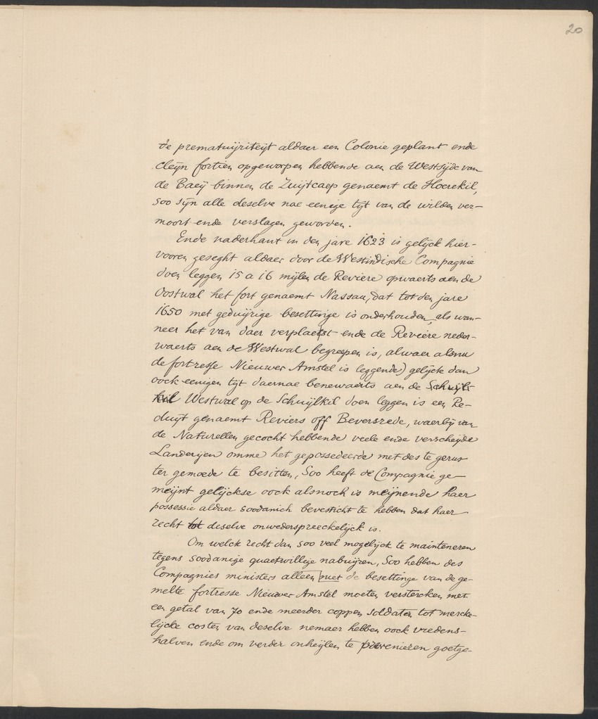 Vertoog van de Bewindhebbers der West-Indische Compagnie aan de Staten Generaal betreffende de gedragingen der Engelsen in Nieuw-Nederland - 