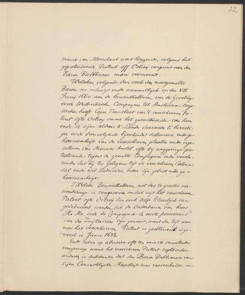 Vertoog van de Bewindhebbers der West-Indische Compagnie aan de Staten Generaal betreffende de gedragingen der Engelsen in Nieuw-Nederland - 
